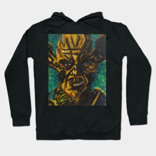 The Floronic Man "Wood Rue" portrait (original) Hoodie